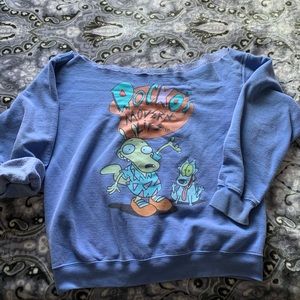 Deconstructed Graphic Sweater